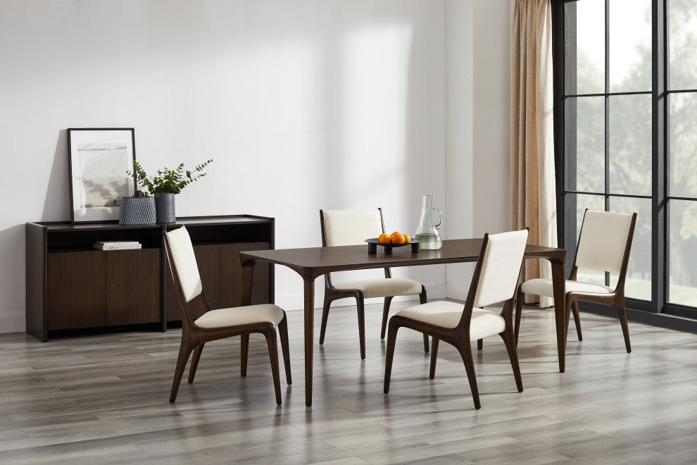 Marseilles Dining Table 60", Black Walnut