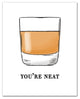 You're Neat Bourbon Canvas Wall Art, 16"x20"