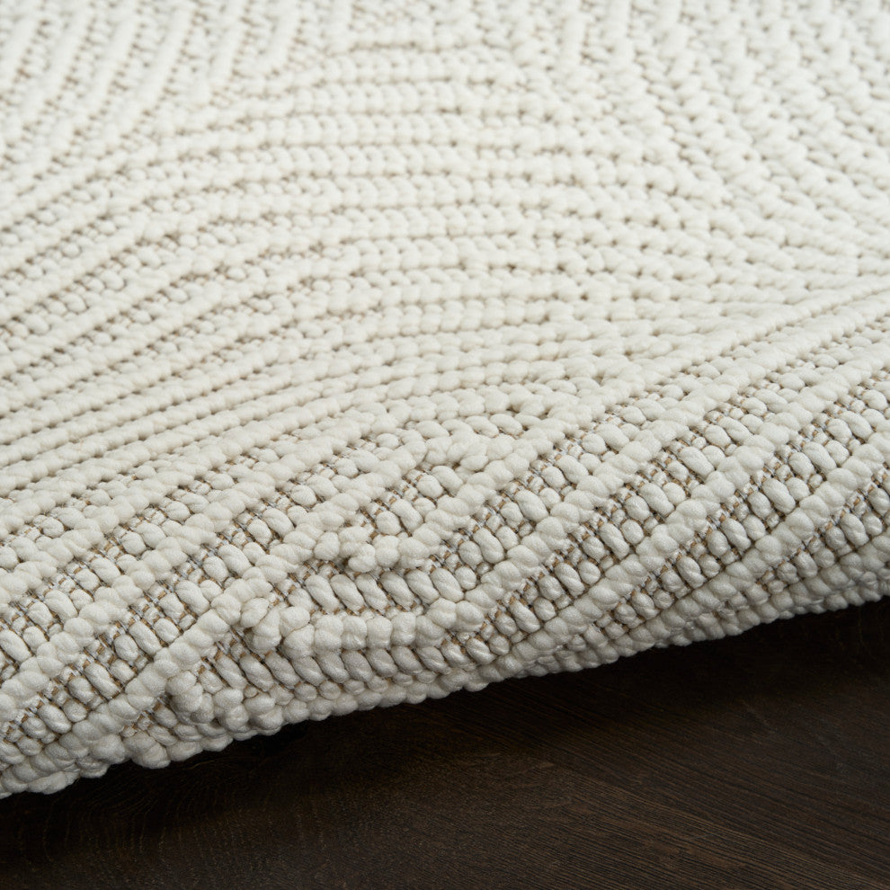 Nourison Natural Texture 2'3" x 7'6" Ivory Modern Indoor Rug