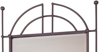 Pioneer Beveled Silver Wrought Iron Mirror