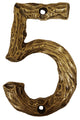 Log House Number 5, Antique Brass