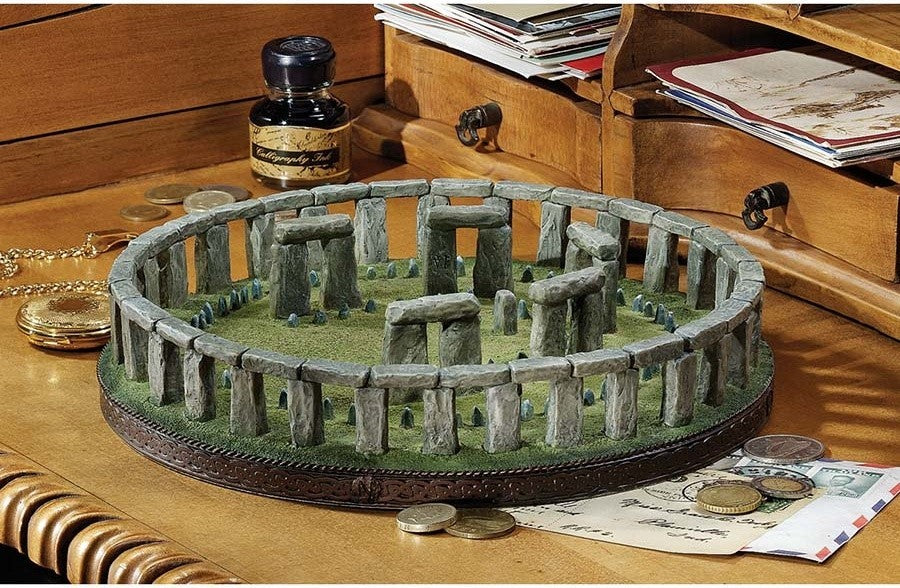 Restored Stonehenge Monument Statue
