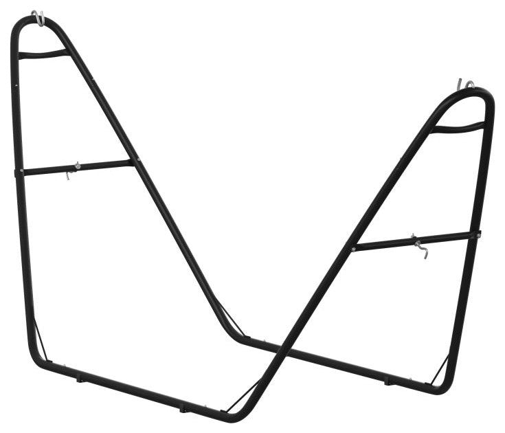 Rigby 2 Person Steel Heavy Duty Hammock Stand, 550 LBS Weight Capacity, Black
