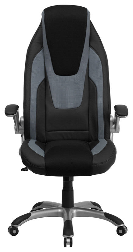 Black/Gray High Back Chair