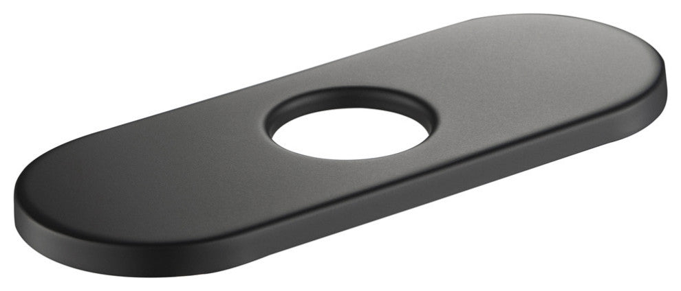 6" Bathroom Faucet Hole Cover KFC100, Matte Black