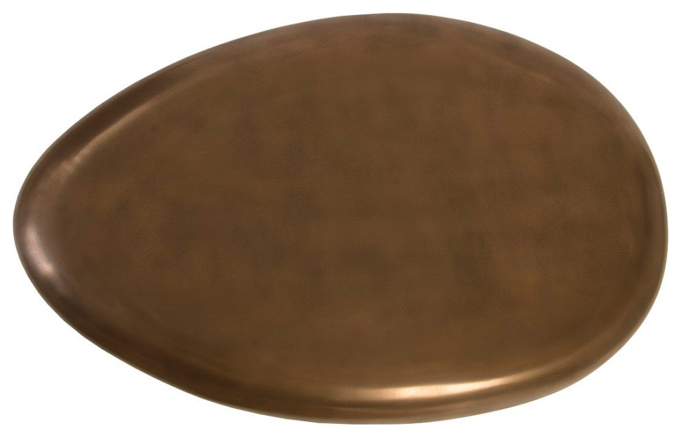River Stone Cocktail Table Bronze, Large