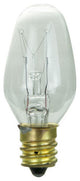 Sunlite 4 Watt C7 Night Light, Candelabra Base, Clear, 4 Pack