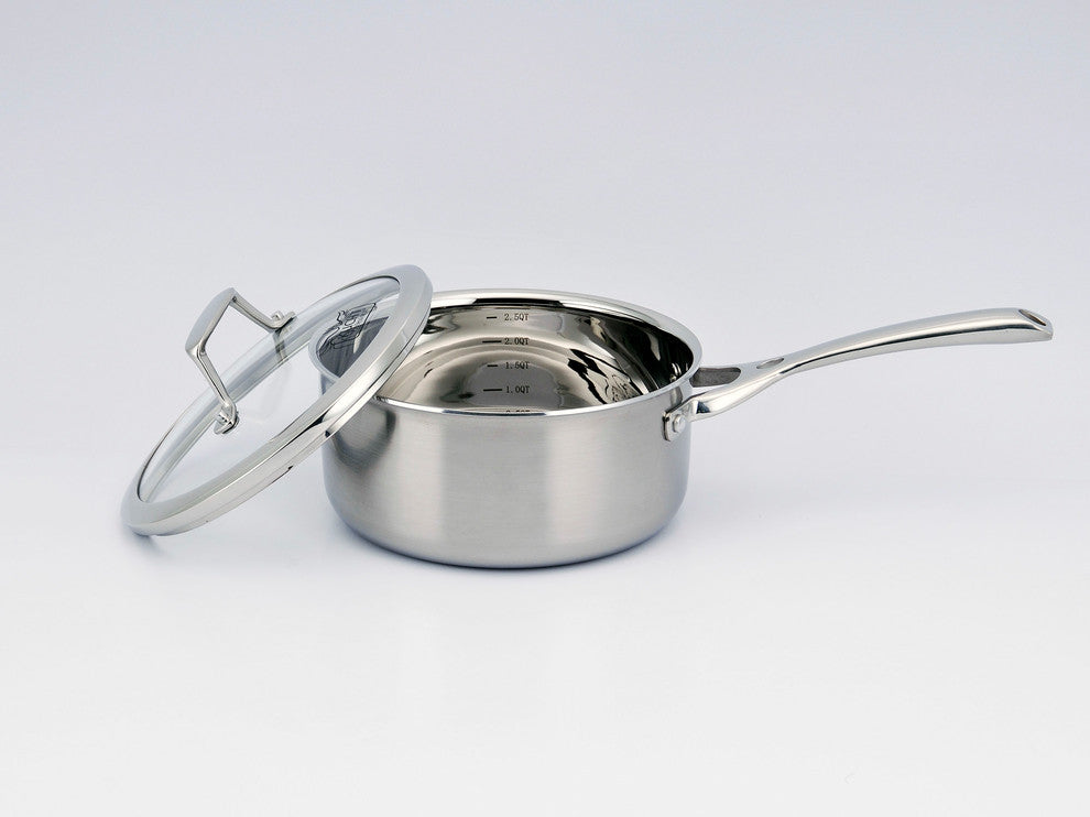 Culinary Professional 3-Ply Stainless Steel 10-Piece Cookware Set