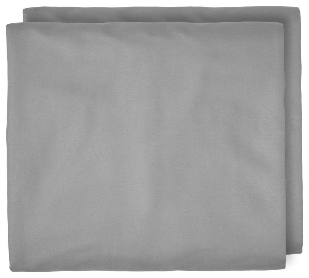 Bare Home Microfiber Fitted Sheets - Set of 2, Light Gray, Twin