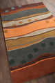 Antara Contemporary Area Rug, Multicolor, 7'9"x10'6" Rectangle
