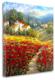"Fleur Du Pays I" By Hulsey, Giclee Print on Gallery Wrap Canvas, Ready to Hang