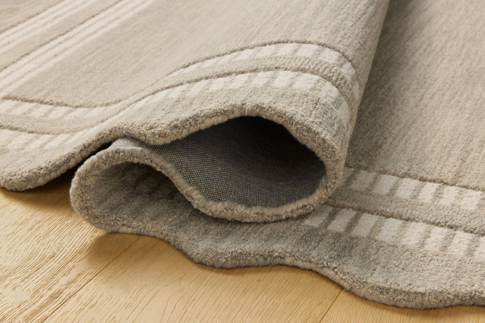 Chris Loves Julia x Loloi Scottie Fog / Ivory 2'-3" x 3'-9" Runner Rug