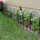 Sunnydaze Victorian Border Fence Set 16-Inches  - Choose Quantity, 5 Panels