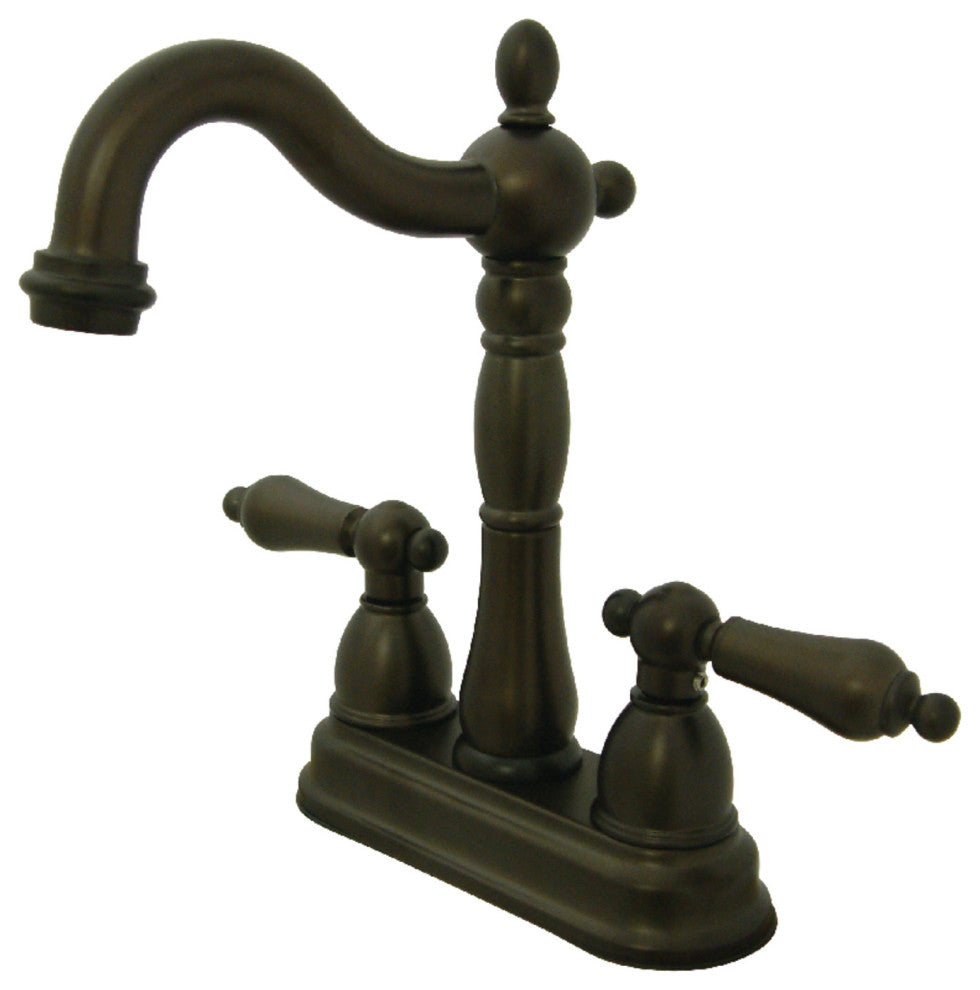 Kingston Brass 4" Centerset Bar Faucet, Oil Rubbed Bronze