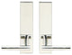 Copenhagen Lever, Tubular Privacy, Polished Stainless Steel, 2-3/4" Backset