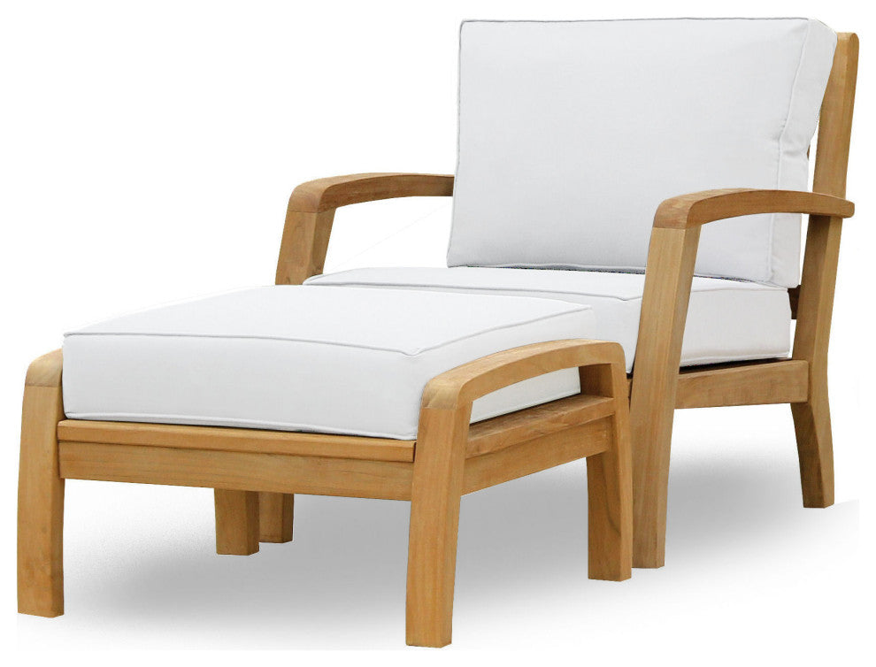 Somerset Deep Seating Club Chair, Natural