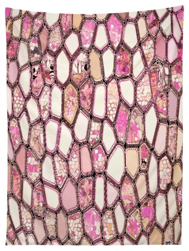 Deny Designs Ingrid Padilla Pink Cells Tapestry