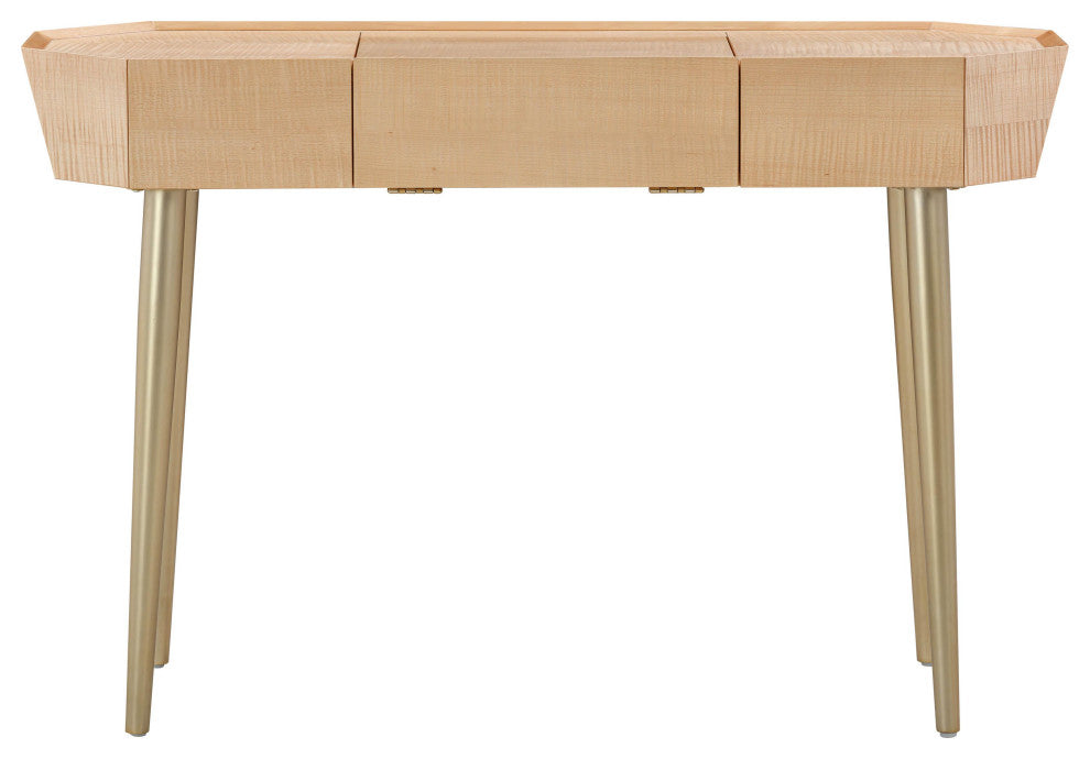 Sadie Natural Maple Vanity Desk - Natural