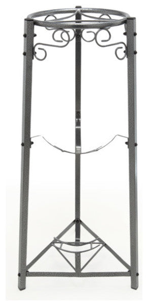 Goldwell Designs 35" 3-Step Metal Stand, Dust Black