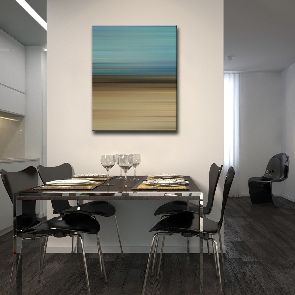 Ready2HangArt 'Blur Stripes XLVIII' Canvas Wall Art, 40 in. Highx30 in. Wide