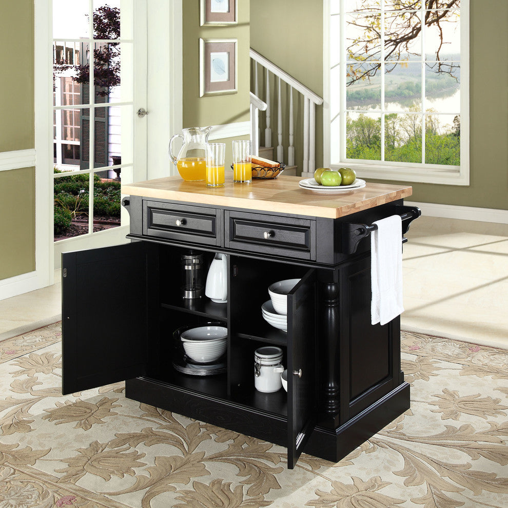 Butcher Block Top Kitchen Island