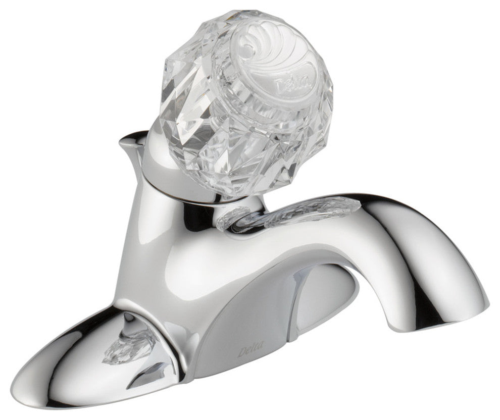 Delta Classic Single Handle Centerset Bathroom Faucet, Chrome, 522-MPU-DST
