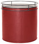 No Tip Cylinder Ottoman With Cover, Avanti Apple