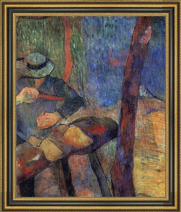 Paul Gauguin The Clog Maker - 20" x 25" Framed Premium Canvas Print