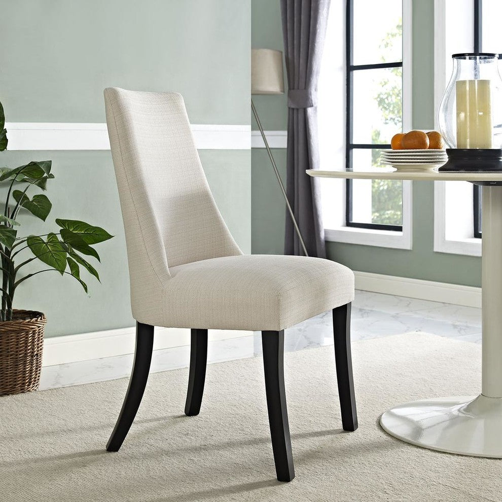 Modern Beige Reverie Dining Side Chair