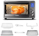 AC25CEW-BS Large 6-Slice Convection Toaster Oven Countertop, 10-In-One with, Speedy 10-in-One