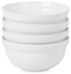 Stone Lain Virtuo Porcelain Bowl Set of 4, White