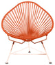 Junior Indoor/Outdoor Handmade Acapulco Chair, Orange Weave, Copper Frame