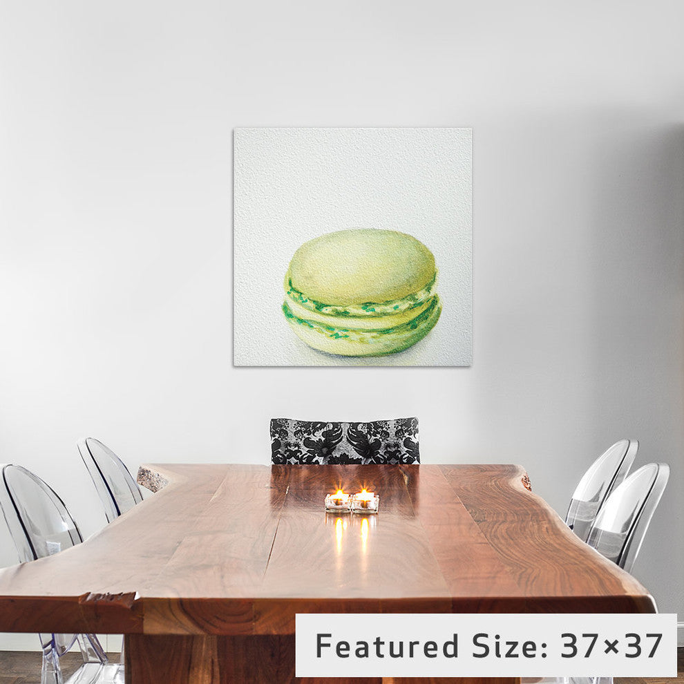 "Lime Macaron" by Jennifer Redstreake, 26x26x1.5