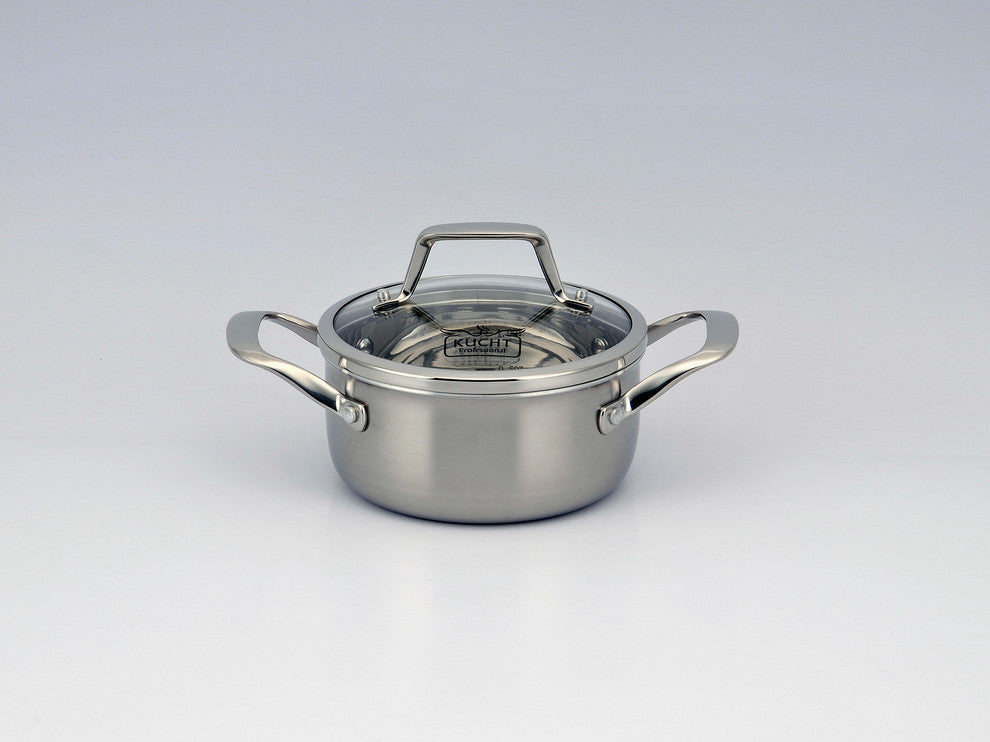 Culinary Professional 3-Ply Stainless Steel 10-Piece Cookware Set