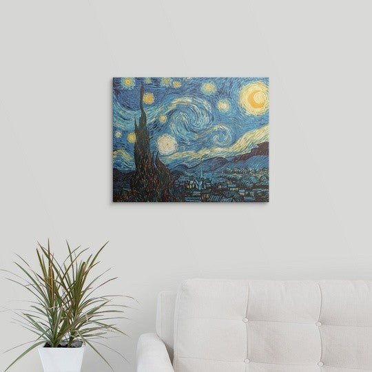 "The Starry Night, June 1889" Canvas Art, 20"x16"x1.25"