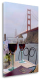 "Dream Cafe Golden Gate Bridge - 39" By Alan Blaustein, Gallery Wrap Canvas