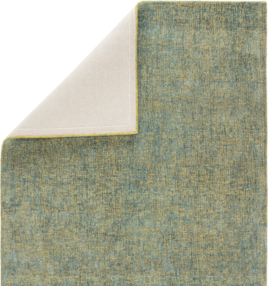 Jaipur Living Britta Plus Handmade Solid Blue/Green Area Rug, 8'x10'