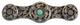 Jeweled Lily Pull Antique Brass, Blue Sodalite Natural Stone, Antique Brass, Gre