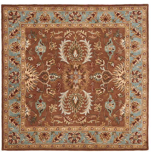 Safavieh Heritage Hg968A Brown, Blue Area Rug