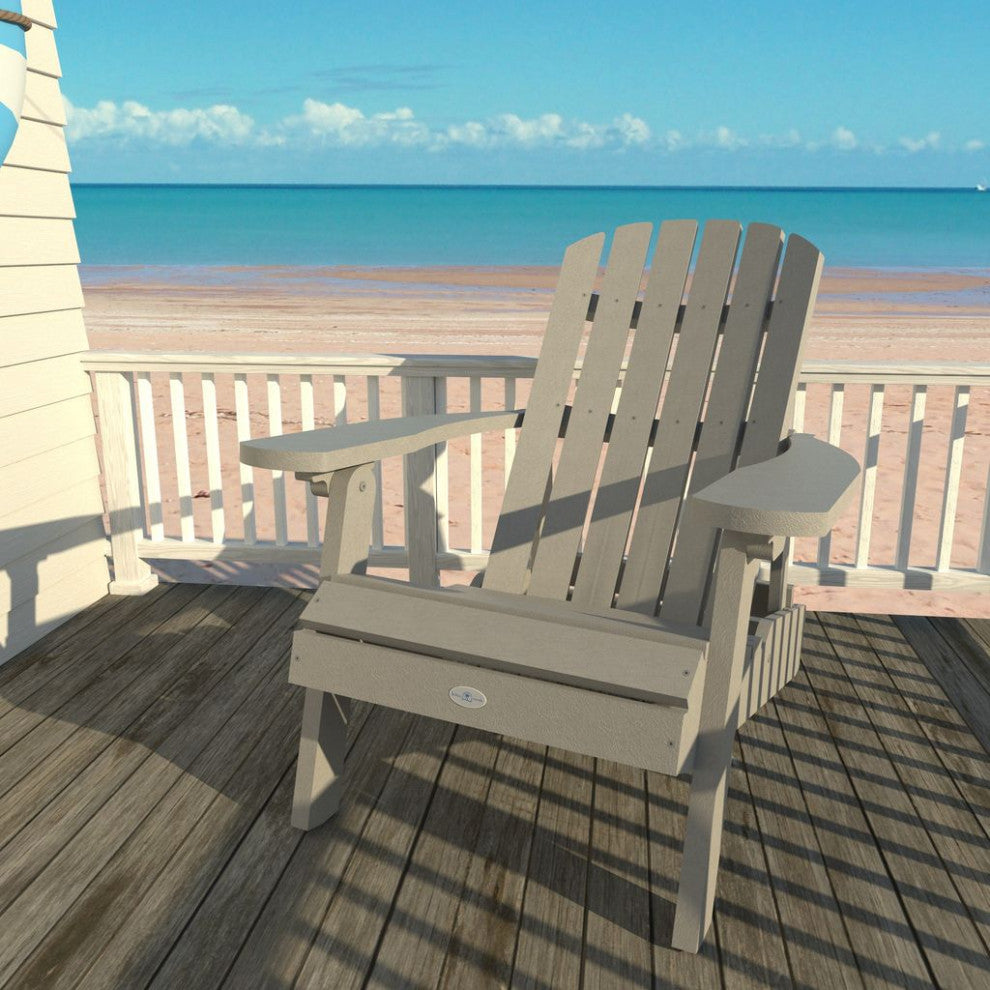 Cape Folding and Reclining Adirondack Chair, Cove Gray