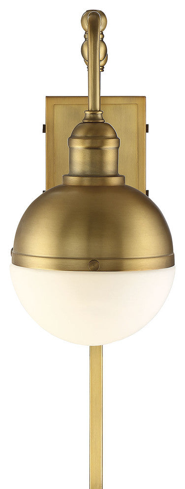 1-Light Wall Sconce, Brass