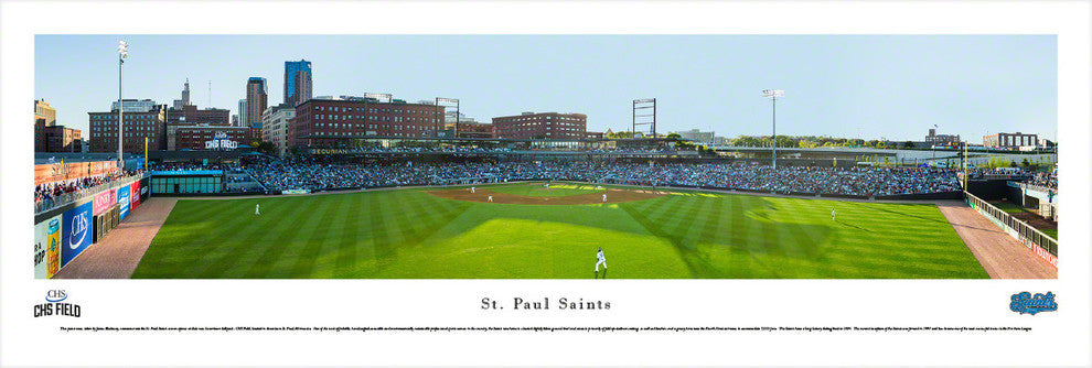 St Paul Saints, Inaugural Game, Chs Field, Unframed