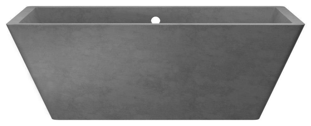 Mendocino Concrete Bathtub, Slate