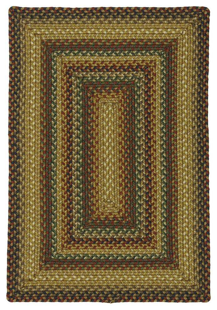 Homespice Decor Canterbury Ultra Wool Braided Rug 4' x 6 (Rectangle)