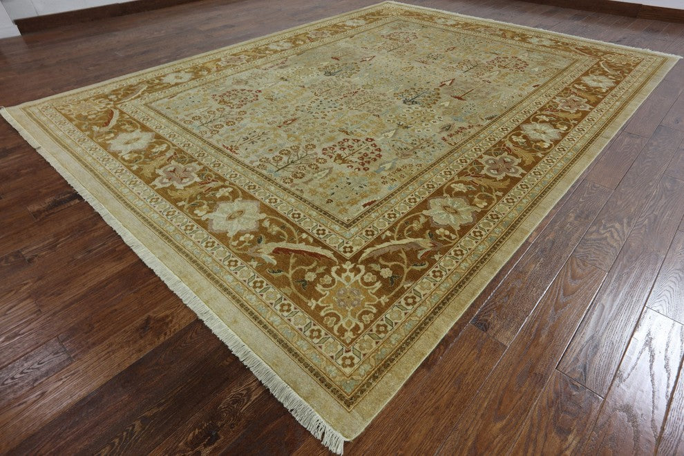 Hand Knotted Peshawar Oriental Area Rug 9'x12', W1953