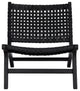 Safavieh Luna Accent Chair, Black
