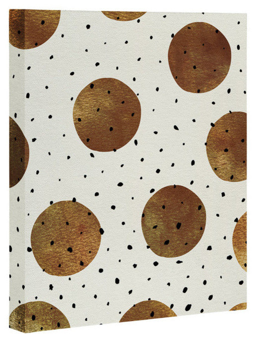 Georgiana Paraschiv Mixed Dots Art Canvas, 24"x30"