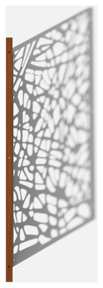 Alta Corten Steel Decorative Screen Panel, Web