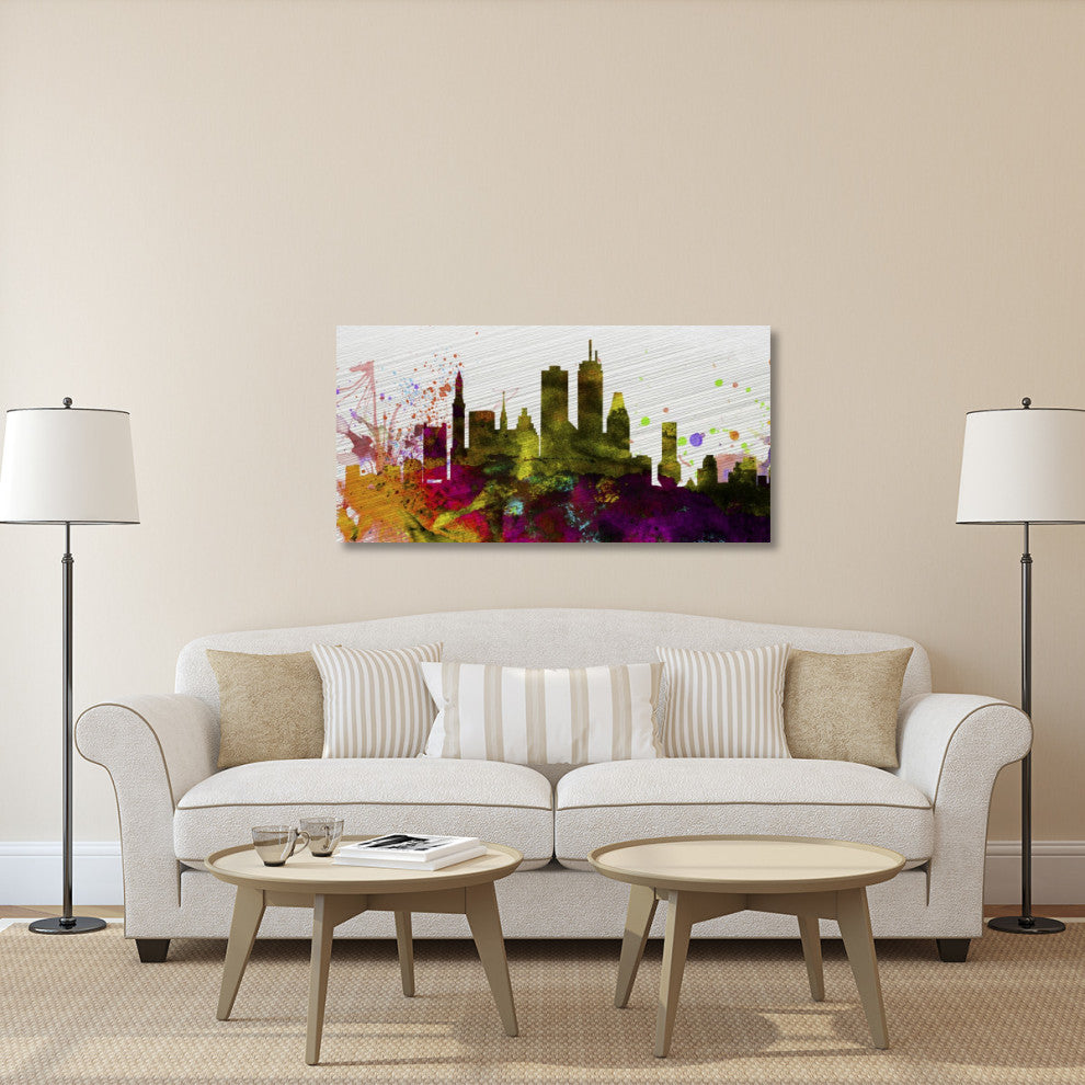 "Boston City Skyline" Fine Art Print