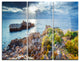 "Piscina di Venere Reserve" Photo Metal Wall Art, 3 Panels, 36"x28"